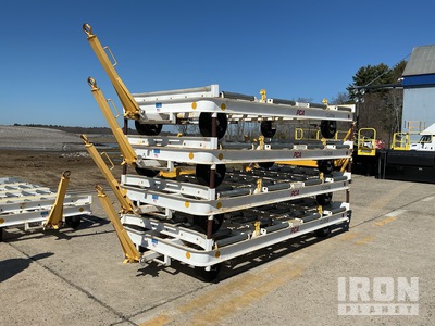 Quantity of (4) Clyde Dolly 15F2890 Aircraft Cargo Dolly