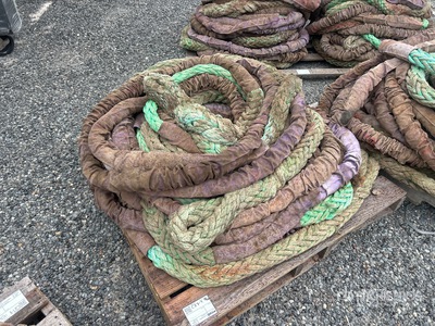 Quantity of 23 ft Rigging Ropes Accessoires - divers grues