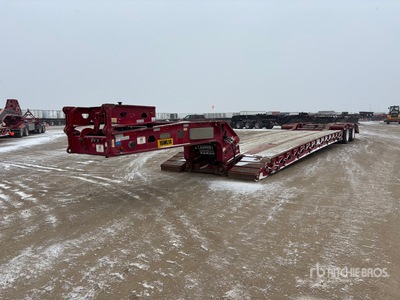 2016 Aspen 16-Wheel Double Drop Removable Gooseneck Lowboy Trailer