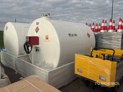2026 AM Tank 2300N 2376 gal Skid Mounted Steel Diesel Fuel Tank (Unused)