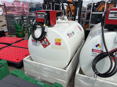 2026 AM Tank 500 490 gal Skid Mounted Steel Diesel Fuel Tank (Unused)
