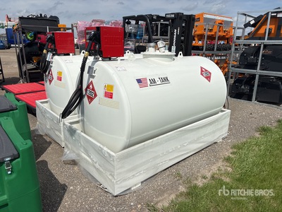 2026 AM Tank 500 490 gal Skid Mounted Steel Diesel Fuel Tank (Unused)