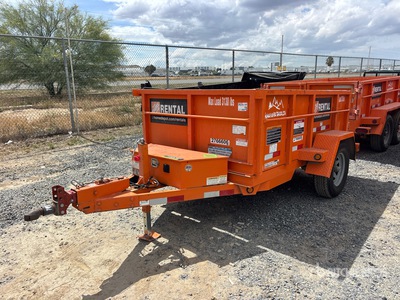 2019 Snake River 8 ft S/A Dump Utility Trailer