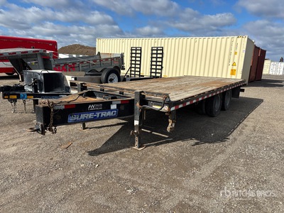 2017 Sure-Trac 17580 lb 20 ft T/A Remorque pour équipement