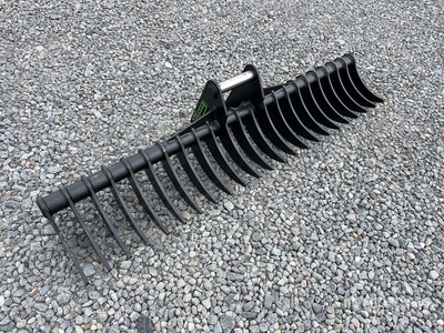 2026 Haener HBR1800-MS03 1800 mm Q/C Excavator Rake (Unused)
