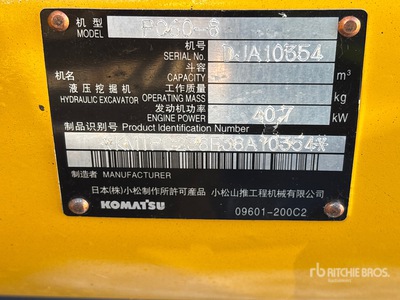 Komatsu PC60-8 Mini Excavator