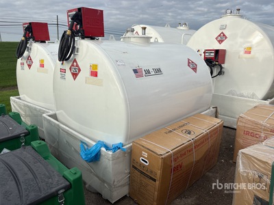 2026 AM Tank 1000 1050 gal Skid Mounted Steel Diesel Fuel Tank (Unused)