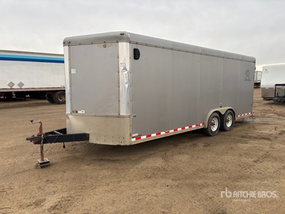 2008 H & H 20 ft T/A مقطورة ذو كبينة مغلقة