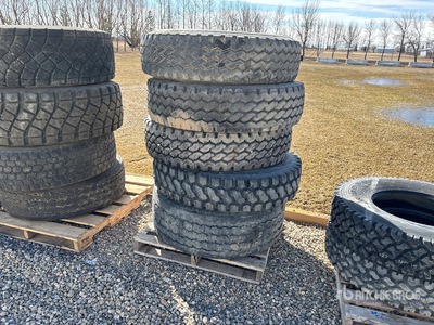 Quantity of (5) Truck Tires