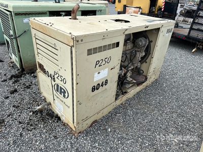 2010 Ingersoll Rand P250 250 cfm Skid-Mounted Compresor de aire