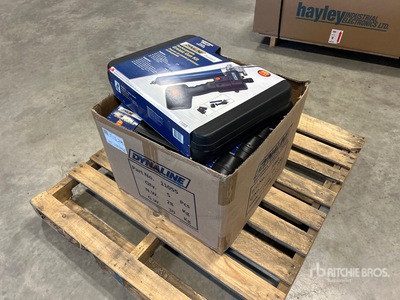 Quantity of (5) Dynaline 11055 24 Volt Rechargeable Grease Gun (Unused)