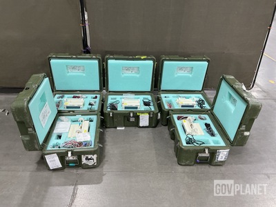 (5) Welch Allyn ProPaq Encore Vital Signs Monitor w/Storage Cases