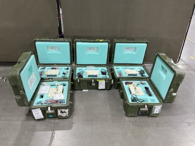 (5) Welch Allyn ProPaq Encore Vital Signs Monitor w/Storage Cases