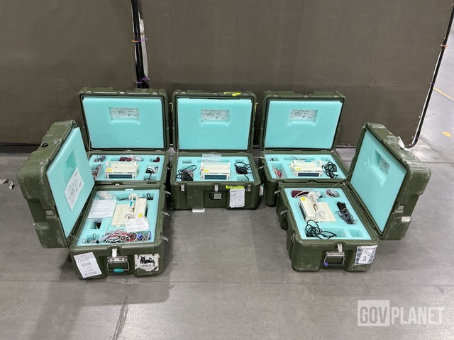 (5) Welch Allyn ProPaq Encore Vital Signs Monitor w/Storage Cases