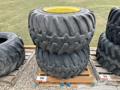 Quantity of (2) Firestone 42x25.00R20 Floater إطارات المعدات
