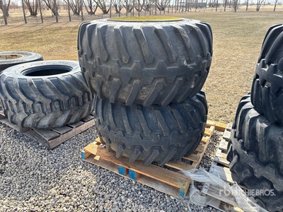 Quantity of (2) Firestone 42x25.00R20 Floater Rims & Tires