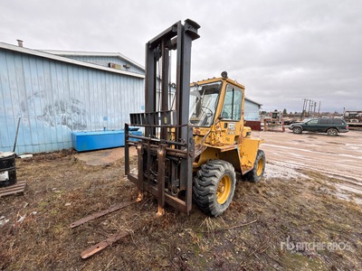 1996 Eagle Picher R80-4 8000 lb 4x4 Rough Terrain Forklift (Inoperable)