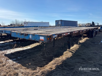 1986 Fruehauf 45 ft T/A Flatbed Trailer