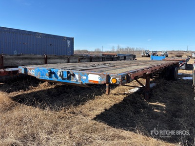 1989 Fruehauf 48 ft Tri/A Flatbed Trailer