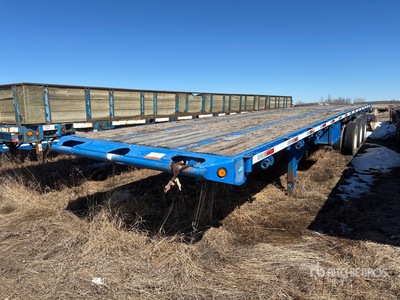 2001 Lode King 45 ft Tri/A Flatbed Trailer