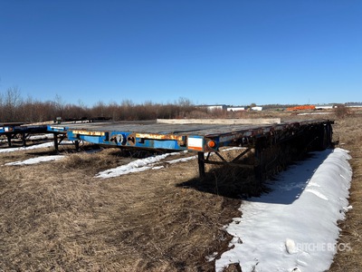 2001 Manac 52 ft Tri/A Flatbed Trailer