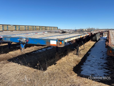2001 Manac 53 ft Tri/A Flatbed Trailer