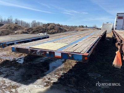 2001 Manac 52 ft Tri/A Flatbed Trailer