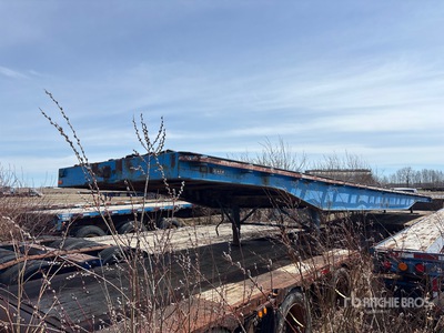 1981 Lode King 45 ft Flatbed Trailer (Inoperable)
