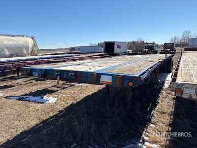 1992 Lode King 48 ft T/A Flatbed Trailer