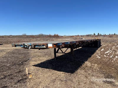 2003 Manac 52 ft Tri/A Flatbed Trailer