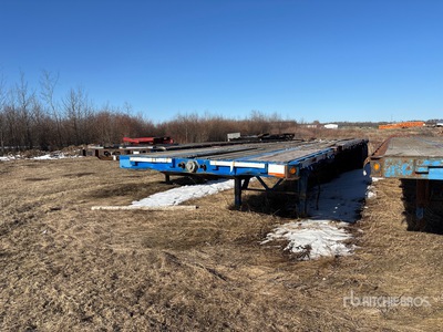 2003 Manac 52 ft Tri/A Flatbed Trailer