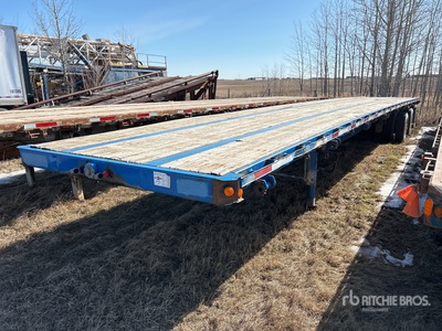 2004 Manac 10353105 53 ft Tri/A Flatbed Trailer