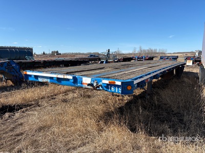 1990 Great Dane 48 ft T/A Flatbed Trailer