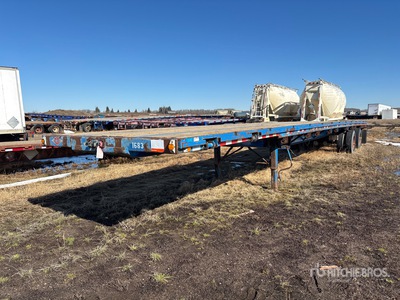 1999 Doepker 53 ft T/A Flatbed Trailer