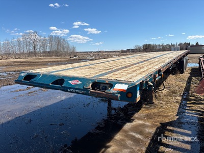 2007 Lode King 51 ft Tri/A Flatbed Trailer