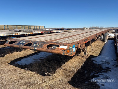 2007 Lode King 51 ft Tri/A Flatbed Trailer