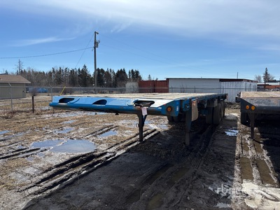2005 Lode King 40 ft Tri/A Flatbed Oilfield Trailer
