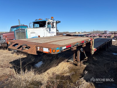 2009 Raja 40 ft Tri/A Single Drop Stufendeck-Anhänger