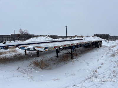 1995 Lode King 48 ft T/A Flatbed Trailer