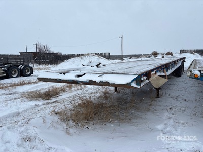 1997 J.C. 41000 kg 48 ft Tri/A Flatbed Oilfield Trailer