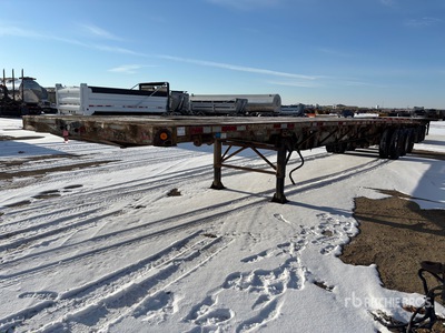 2001 Manac 53 ft Tri/A Flatbed Trailer