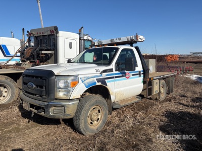 2012 Ford F-350 4x4 Flatbed Truck