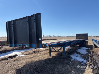 1998 Manac 53 ft Tri/A Flatbed Trailer
