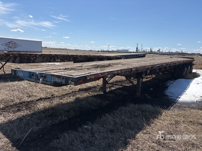 1989 Fruehauf 48 ft Tri/A Flatbed Trailer