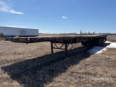 2001 Manac 53 ft Tri/A Flatbed Trailer