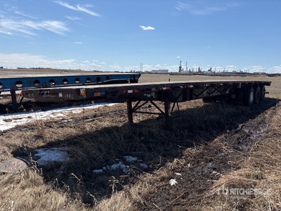 2005 Lode King 53 ft Tri/A Flatbed Trailer