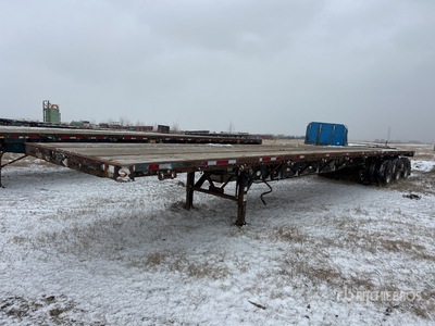 2012 Manac 53 ft Tri/A Flatbed Trailer