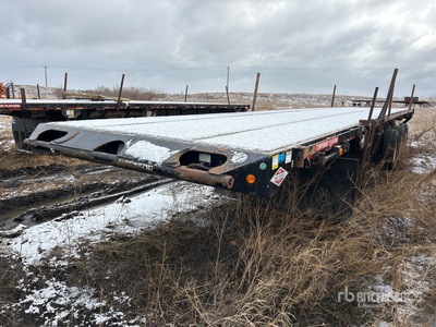 2014 Lode King 42 ft Tri/A Flatbed Rimorchio per giacimenti idrocarburi