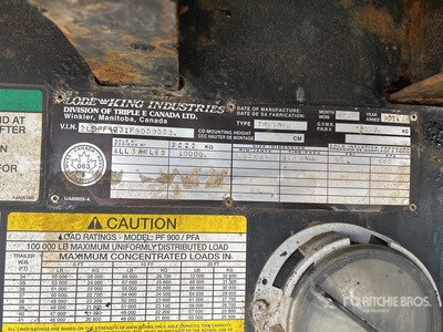 2015 Lode King PFD9423 42 ft Tri/A 油田用フロートトレイラー