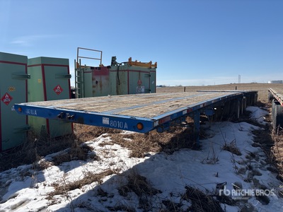 2008 Doepker 32 ft Super B-Train Lead Flatbed Trailer